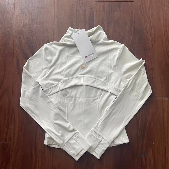 Lululemon Align Set White Cream Size 8 NWT Jacket + Leggings Athleisure - Picture 3 of 6